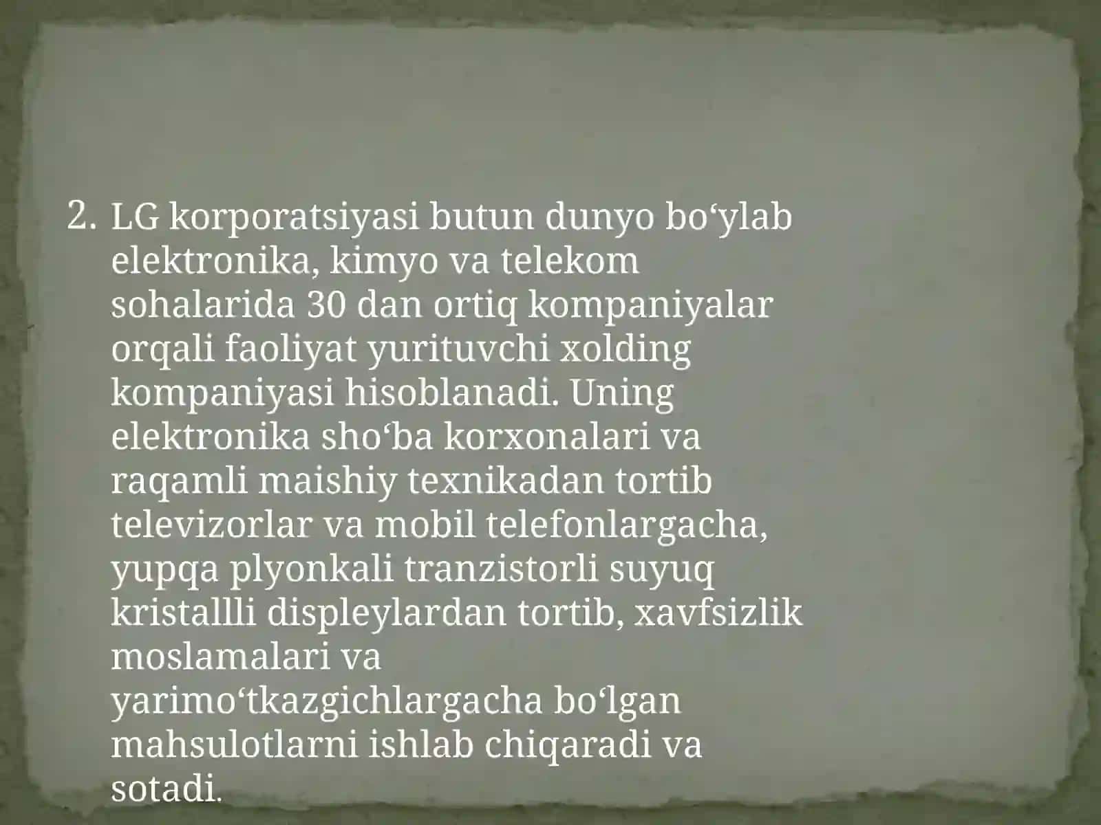 LGning yaratilishi tarixi 4