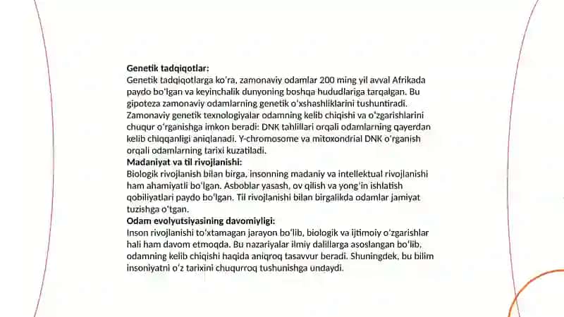 Teyistik evalutsiya nazaryalari 4
