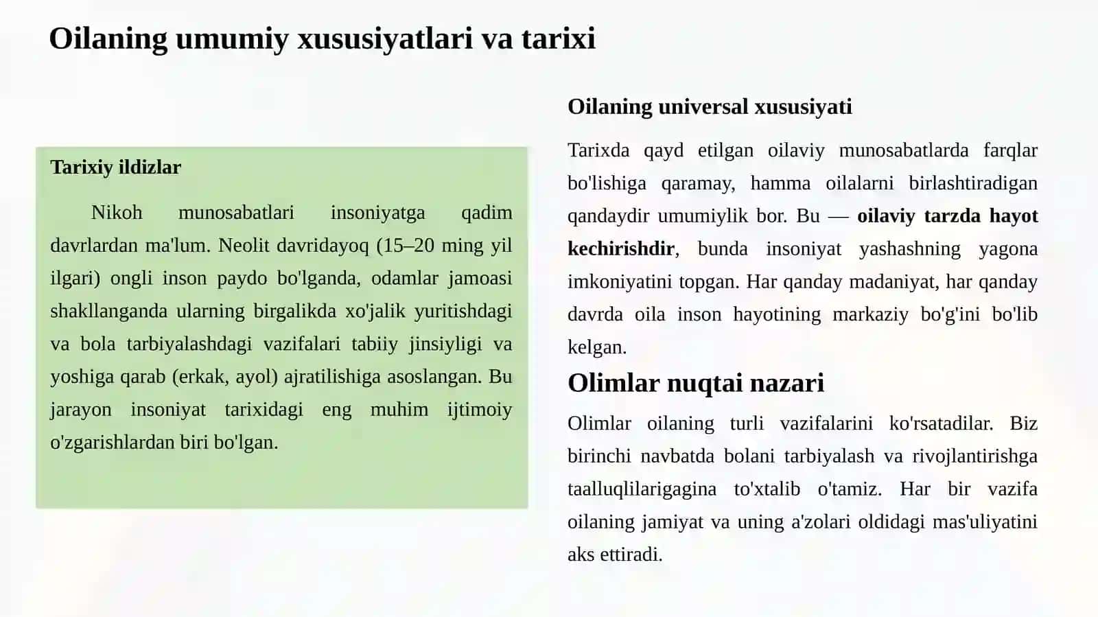 Oilavauining vazifalari 4