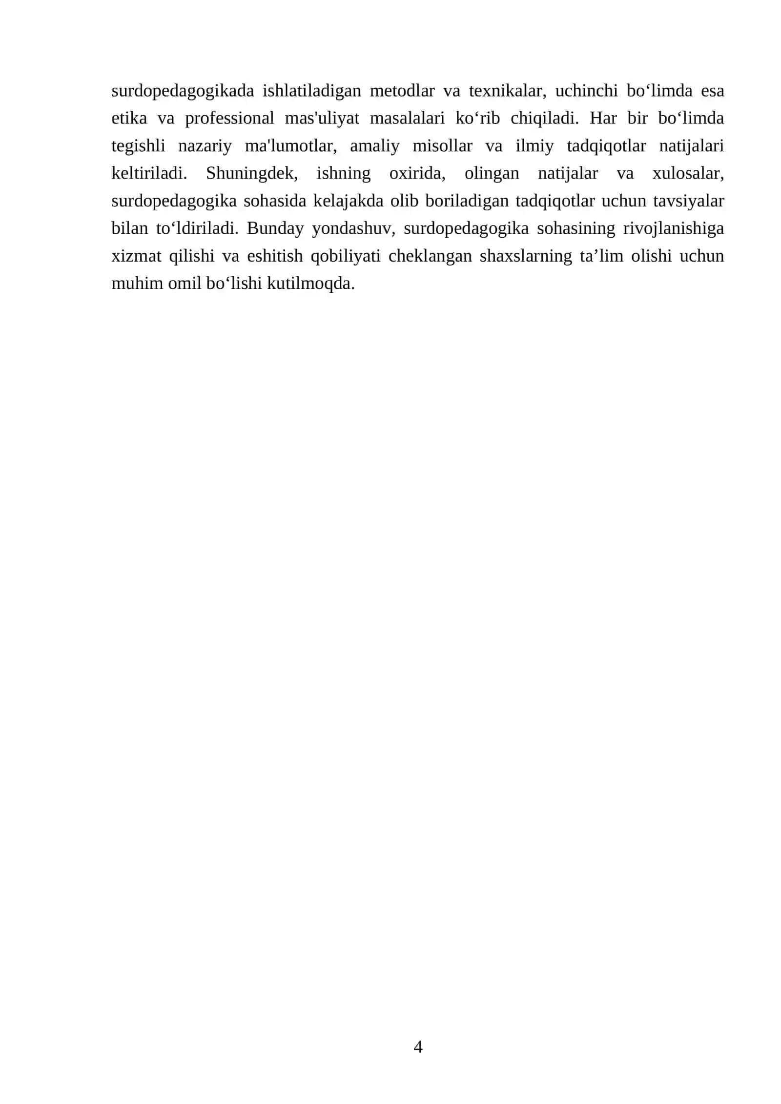Surdopedagogika quyiladigan kasbiy talab 4