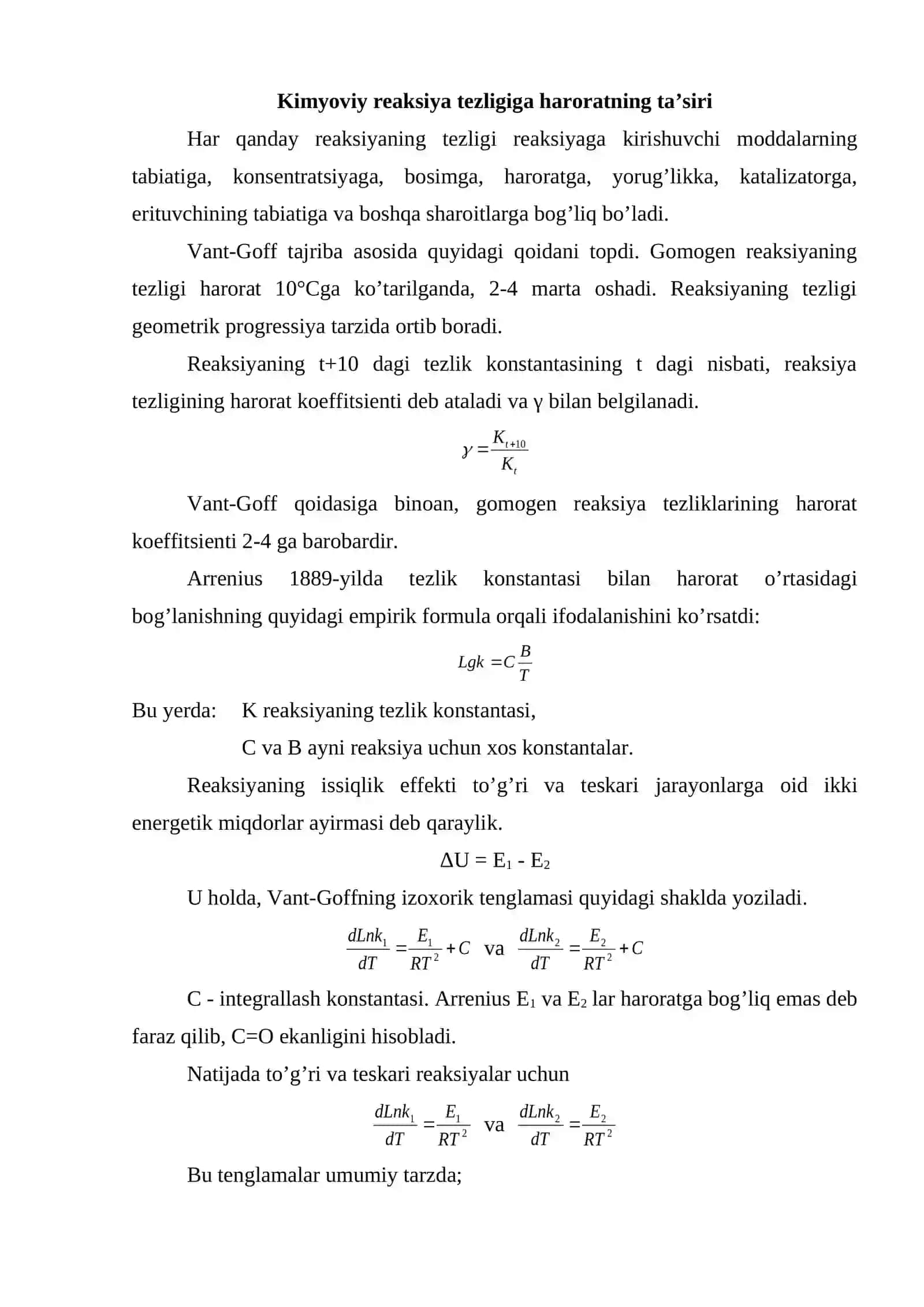 Kimyoviy kinetika 4