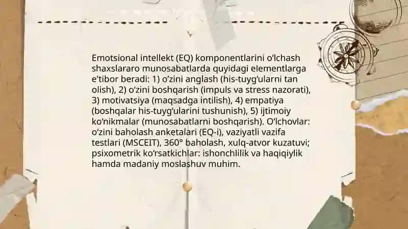 shaxslararo munosabatlarga ta'sir ko'rsatuvchi individual xususiyatlar diagnostikasi 4