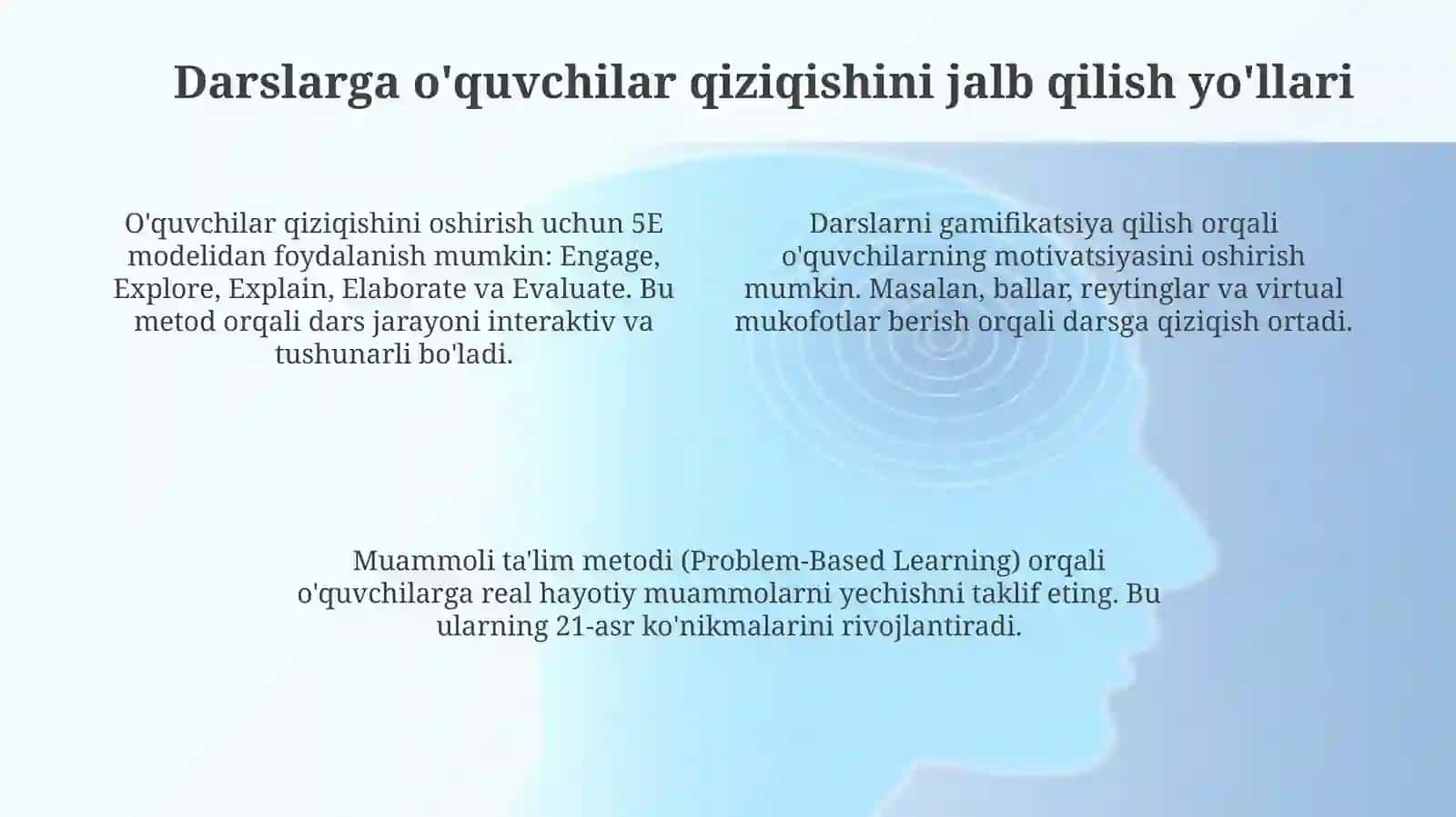 To'garak mashg'ulotlarini tashkil etish usullari 4