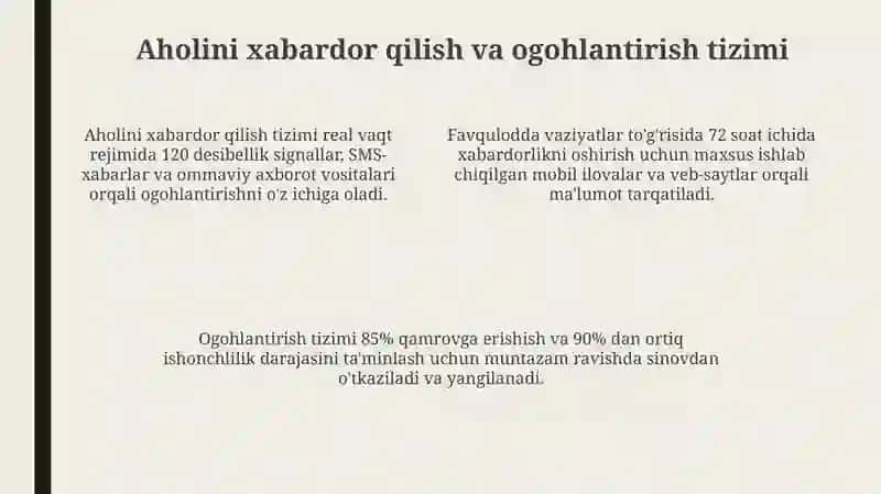 Favqulodda vaziyatlarda evakuatsiya qilish 4
