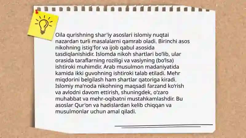 Oilada tarbiya asoslari 4