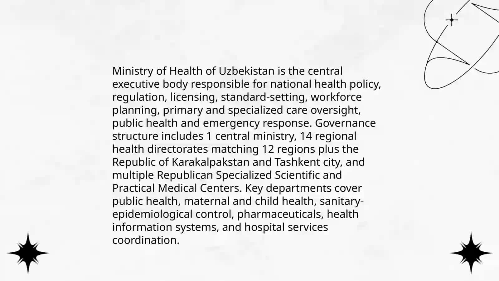 System of health care in Uzbekistan 4