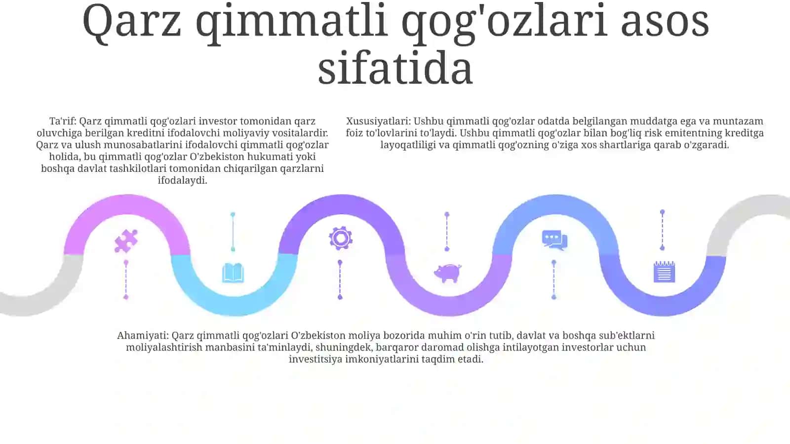 Bazaviy (Qarz Va Ulush Munosabatlarini Ifodalovchi) Qimmatli Qog'Ozlar 4