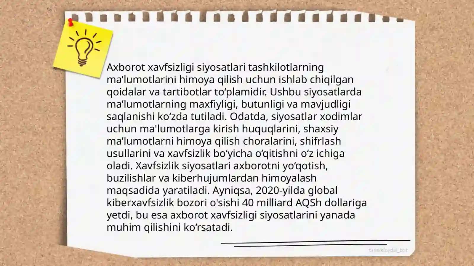 Axborot xavfsizligini ta'minlashning g'oyaviy-nazariy asoslari 4