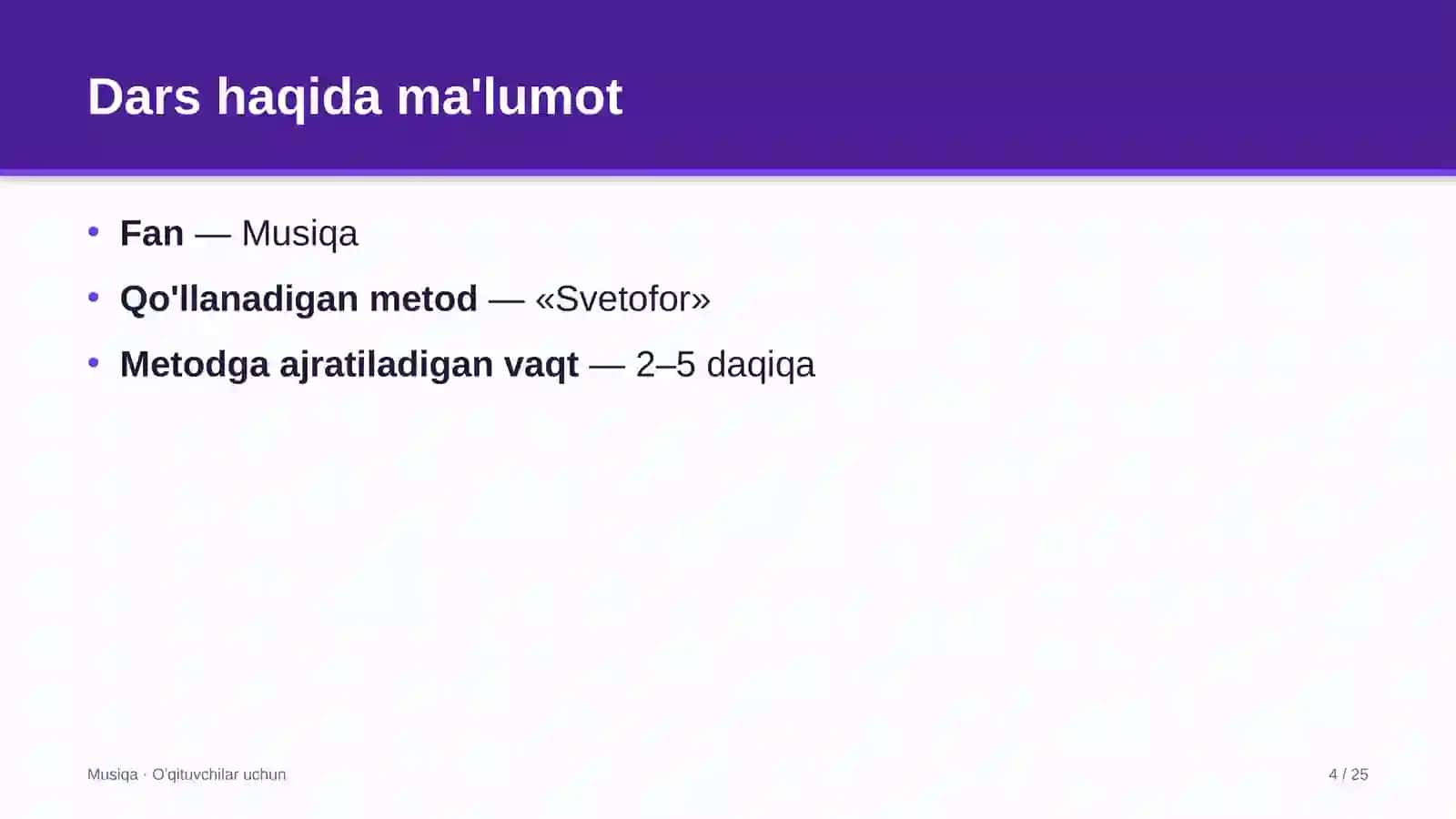 musiqa darslarida svetofor metodidan foydalanish 1665 4