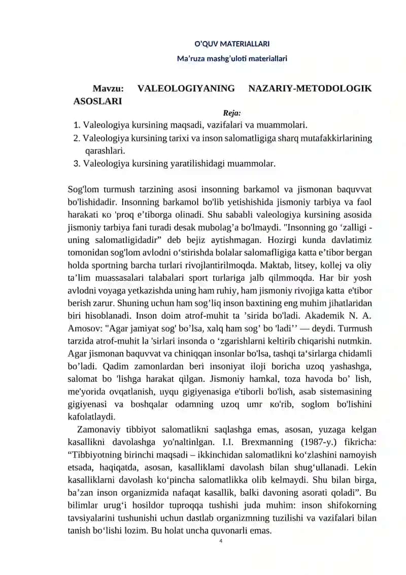Pedagogik valeologiya 4
