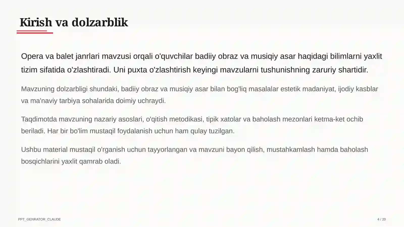 Opera va balet janrlari (6-sinf) 4