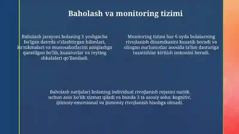 Maktabgacha yoshdagi bolalar rivojlanishiga qoyiladigan davlat talablari 4