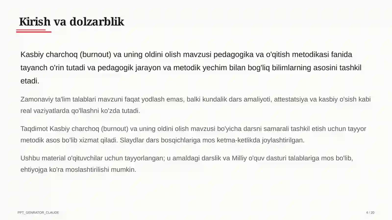 Kasbiy charchoq (burnout) va uning oldini olish 4