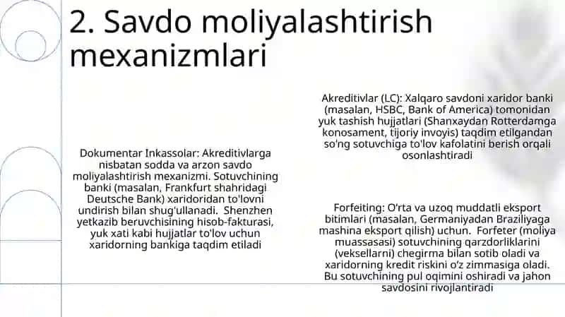 Xalqaro iqtisodiy faoliyat 4