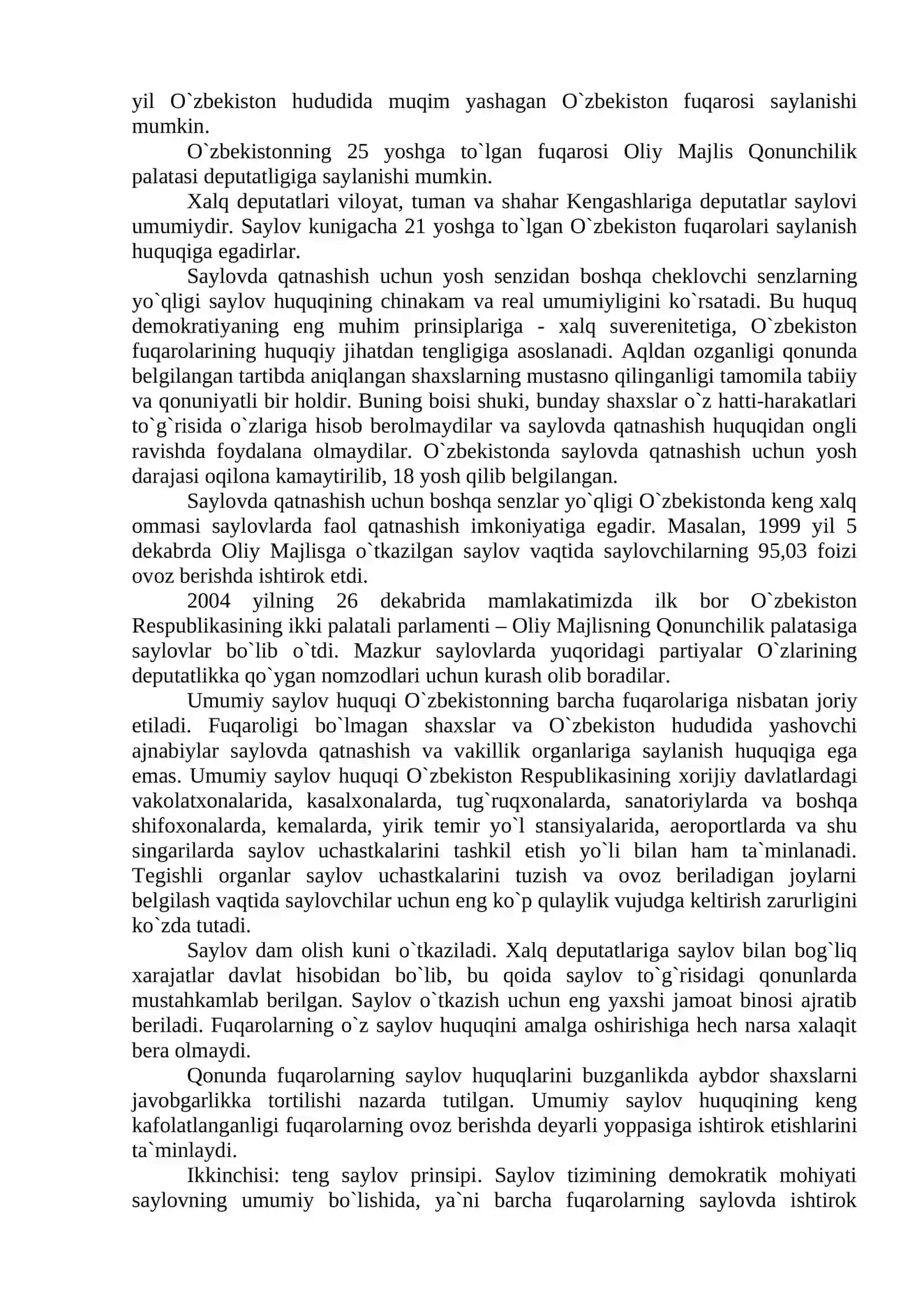 O’zbekistonda saylovlarni yanada demokratlashtirish 4