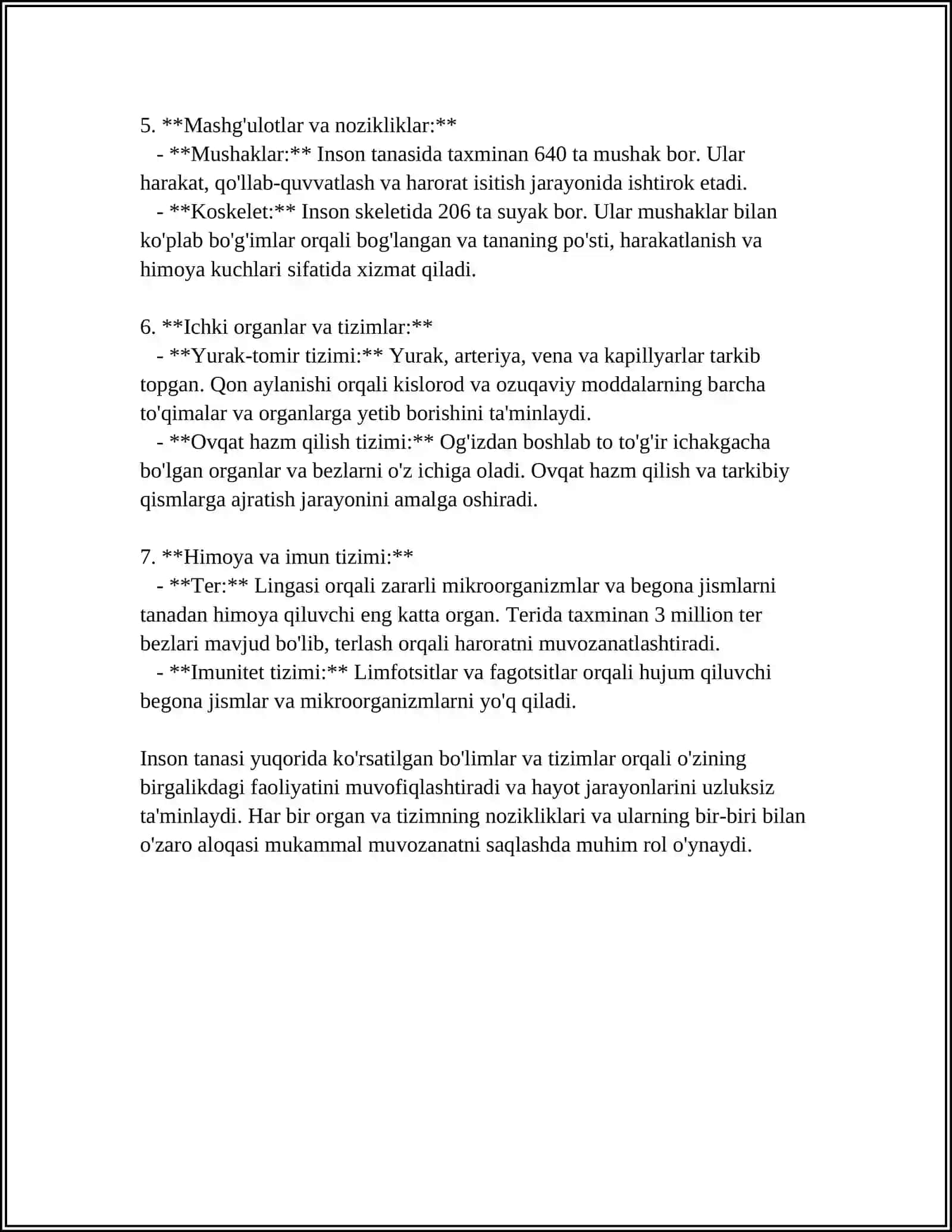 INSON SUDIRGIDAN OʻLISHI MUMKUNMI 4