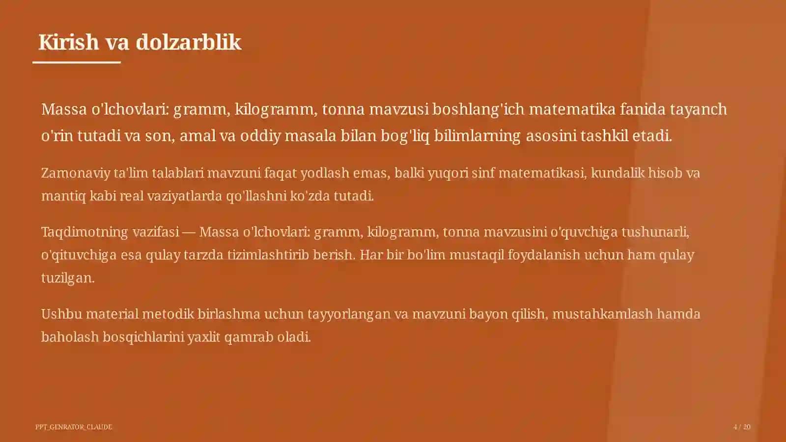 Matematika (1-4) metodik birlashma 4