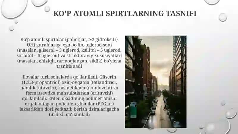 Koʻp atomli spirtlar va ularning xossalari 4