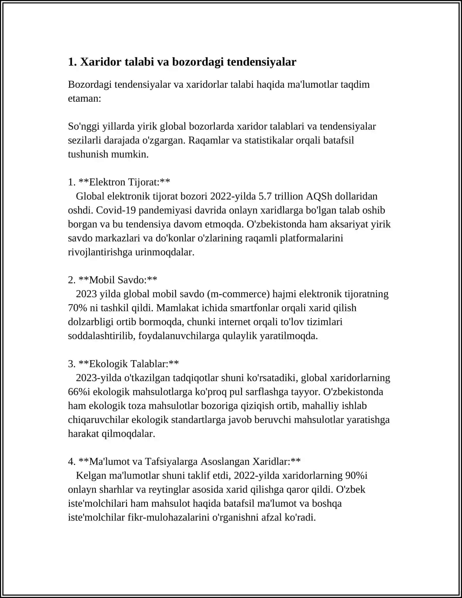 MAHSULOT ISHLAB CHIQARISH HAMDA SOTISH HAJMIGA TASIR ETUVCHI OMILLAR TAHLILI 4