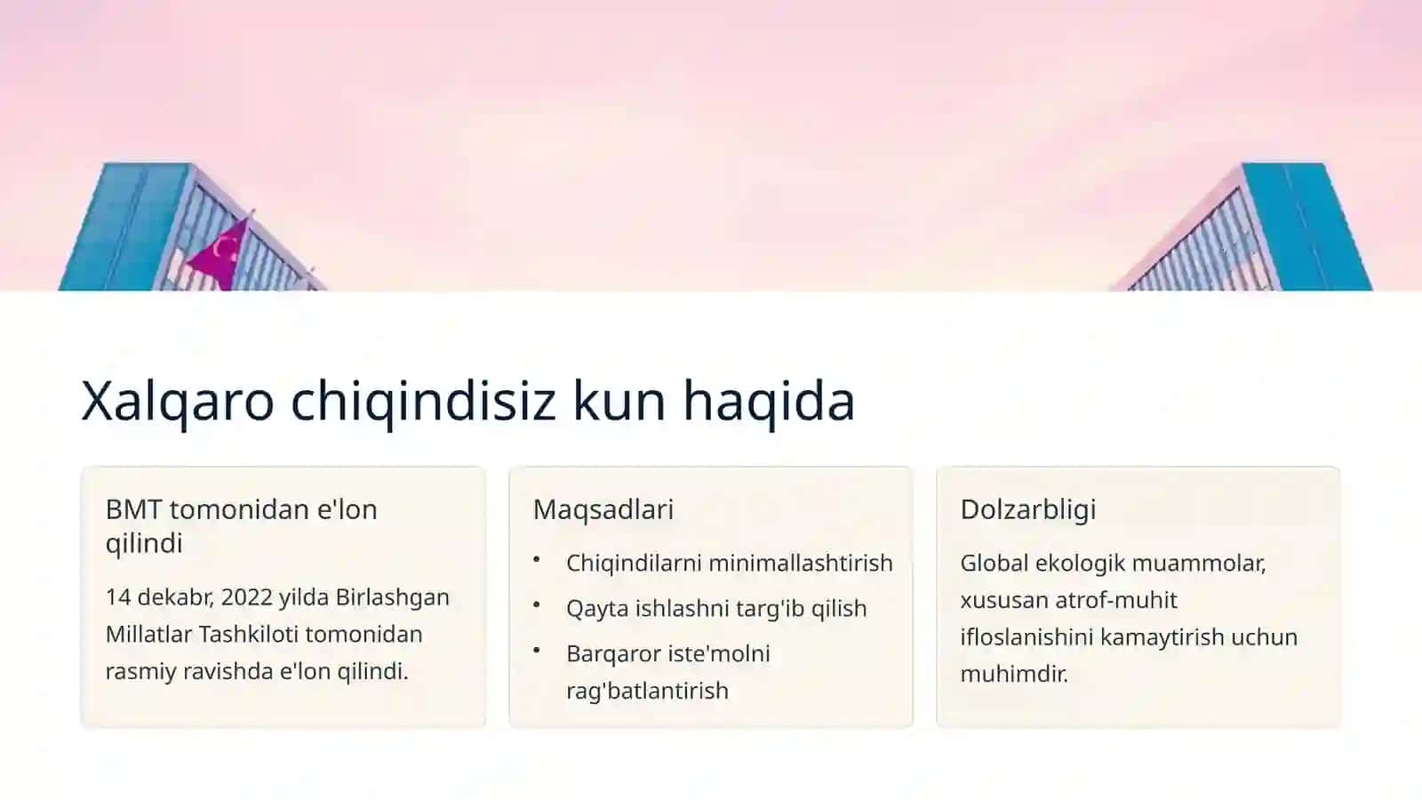 Xalqaro chiqindisiz kun 4