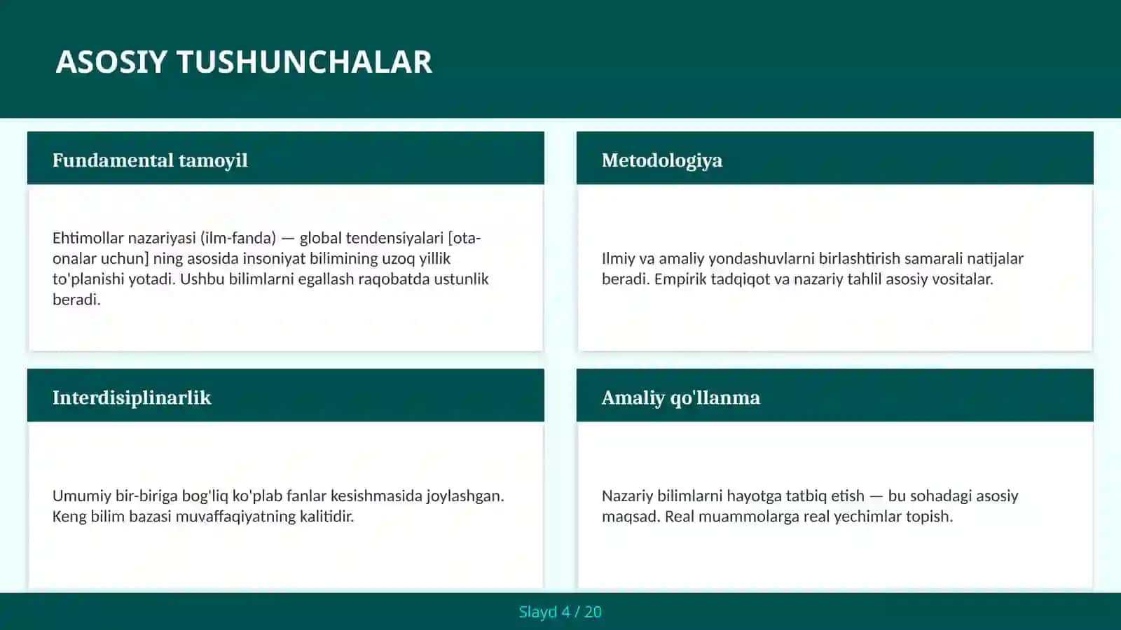 Ehtimollar nazariyasi (ilm-fanda) - global tendensiyalari [ota-onalar uchun] 4
