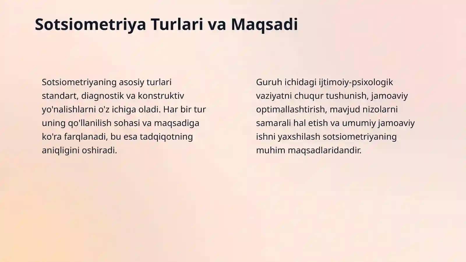 Sotsiometriya amaliyoti 4