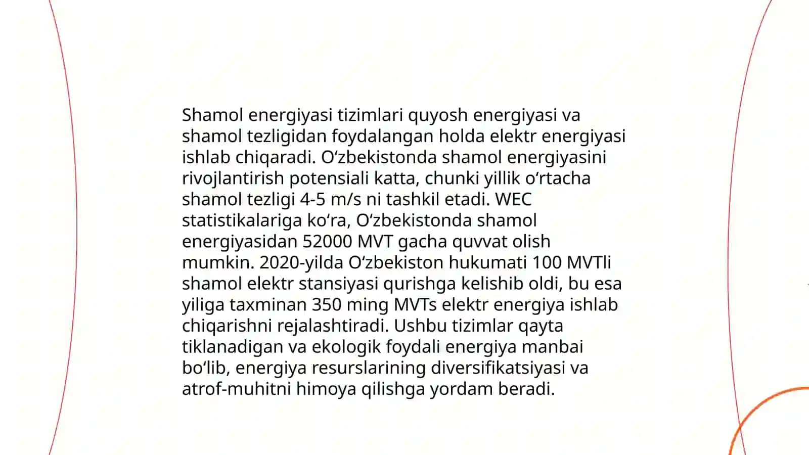 QAYTA TIKLANUVCHAN ENERGITIKA TEXNOLOGIYALARINI QO'LLASH 4