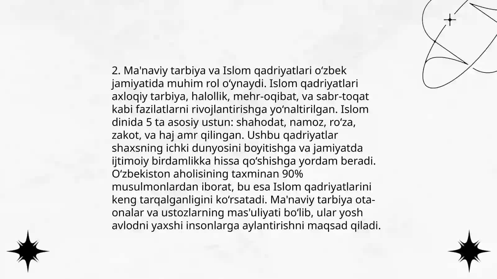 Islom qadriyatlari va ularning zamonaviy hayotdagi roli 4