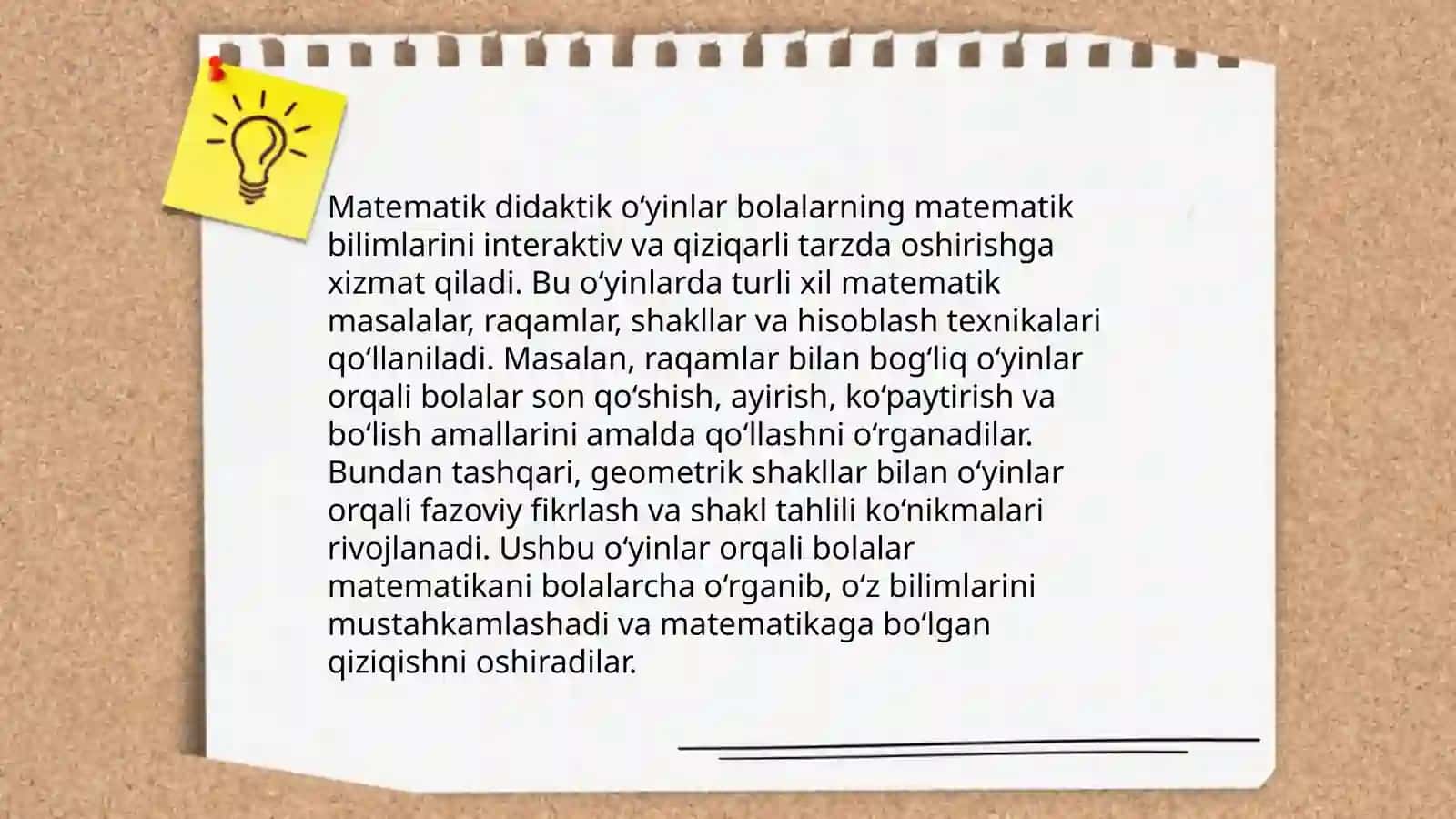 Didaktik o'yinlar 4