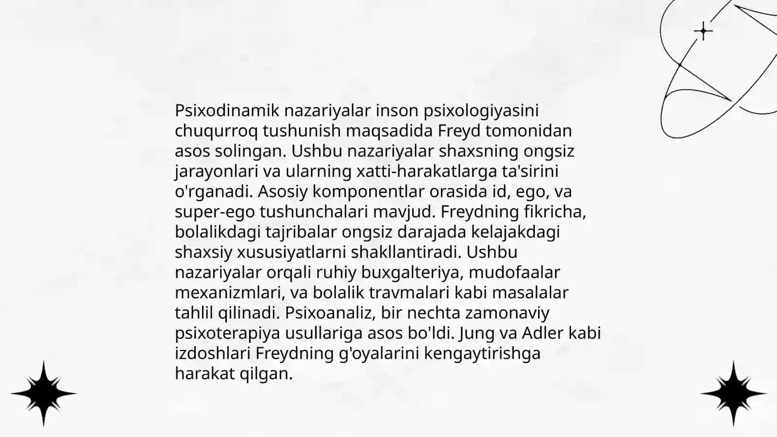 Chet el psixologiyasida shaxs nazariyalari 4