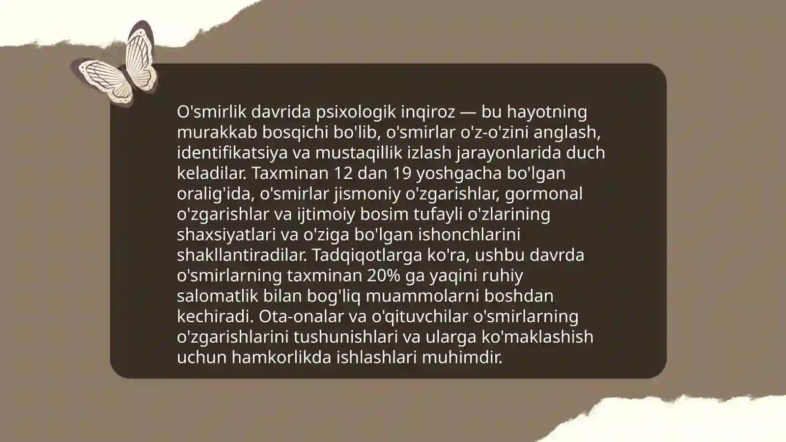Psixologiyada yosh inqirozi muammosi 4