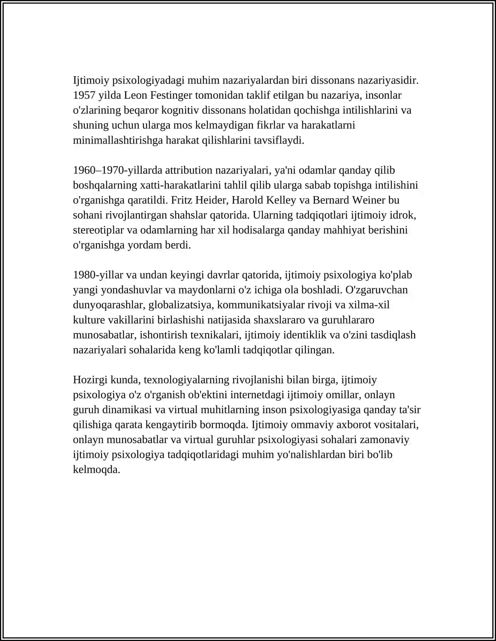 IJTIMOIY PSIXOLOGIK QARASHLARNING RIVOJLANISHI 4