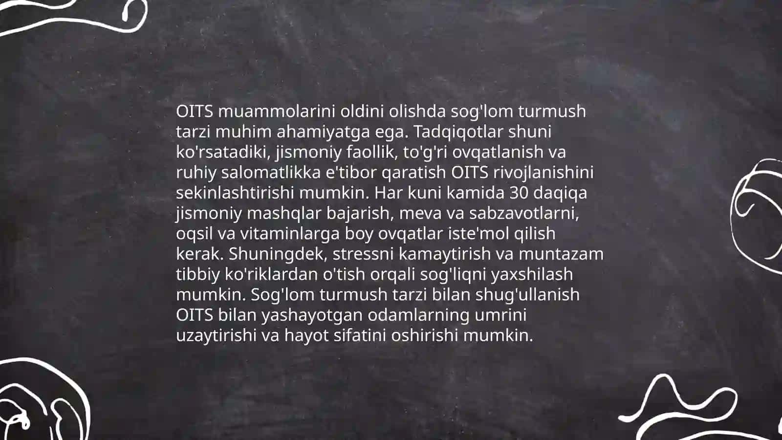 OITS va valeologiya: muammolar va yechimlar 4