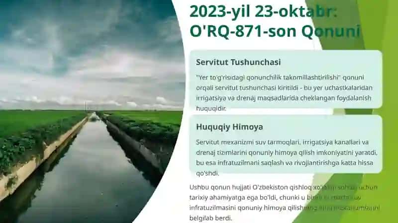 Suv xoʻjaligi va melioratsiyaga 4