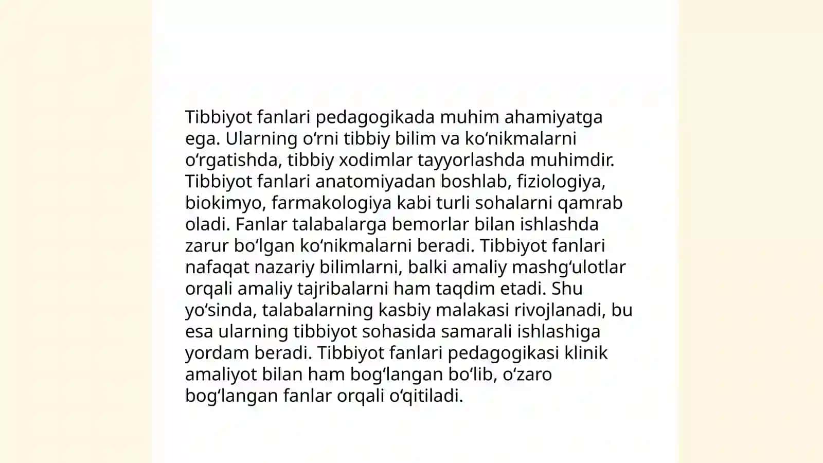 Nima uchun pedagogika oliy oʻquv yurtlarida kasal bolalar ishlaydigan oʻqituvchilarga tibbiyot fanlarini oʻqitish kerak 4