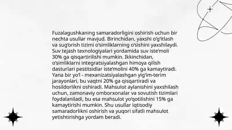 Oʻsimlik moylarini birlamchi tozalash qurilmalari fuzalagushka, filtrlar,sentrafuga. 4
