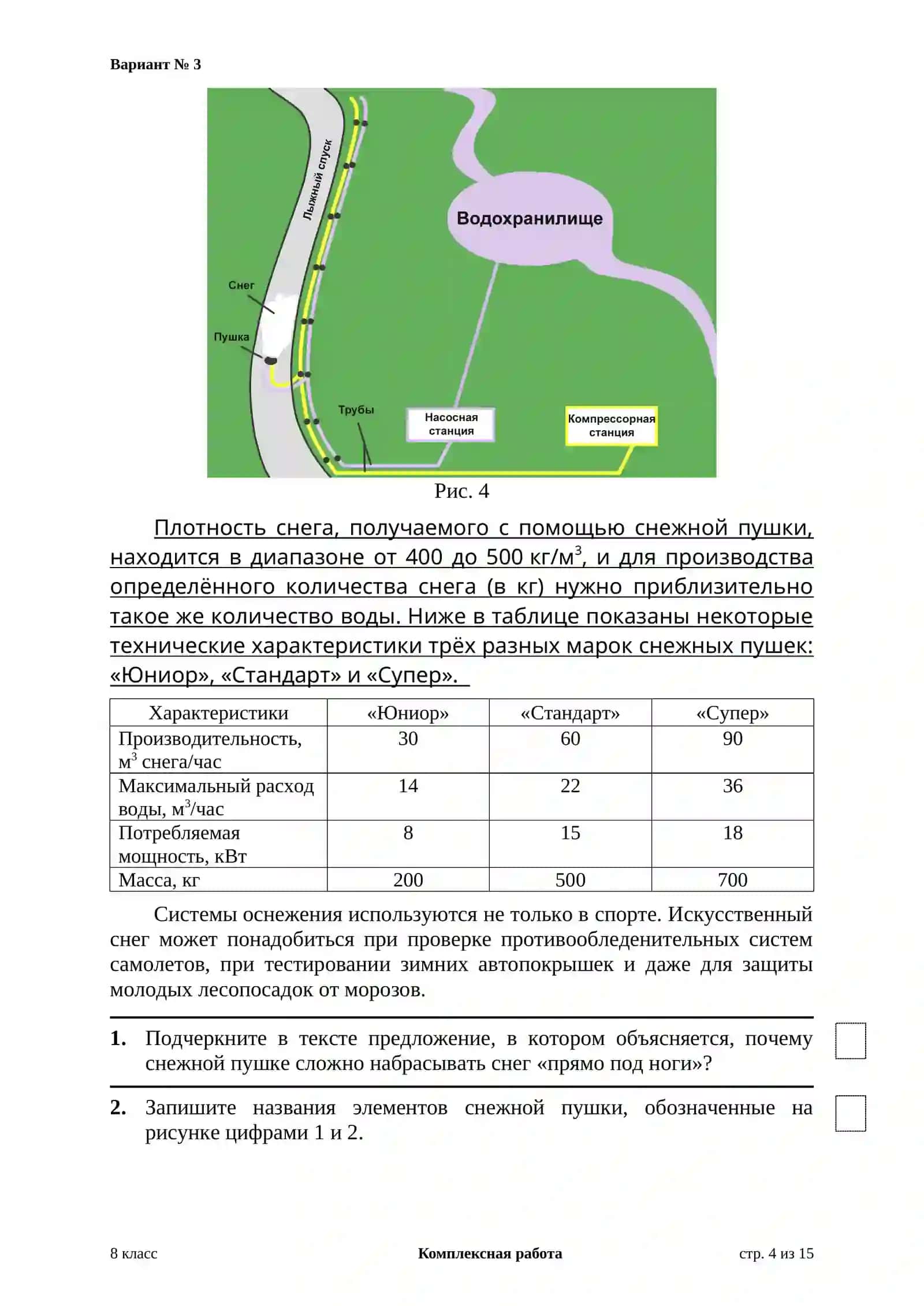 Снежная пушка 4