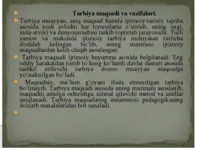 FAN: BOLALAR PSIXOLOGIYASI VA PSIXODIAGNOSTIKASI 4