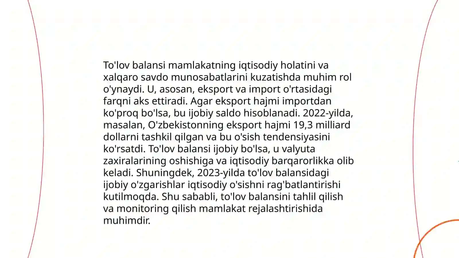 To'lov balansining mohiyati va tarkibi 4