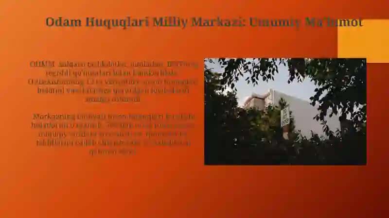 Inson Huquqlari Bo'yicha Milliy Markaz 4