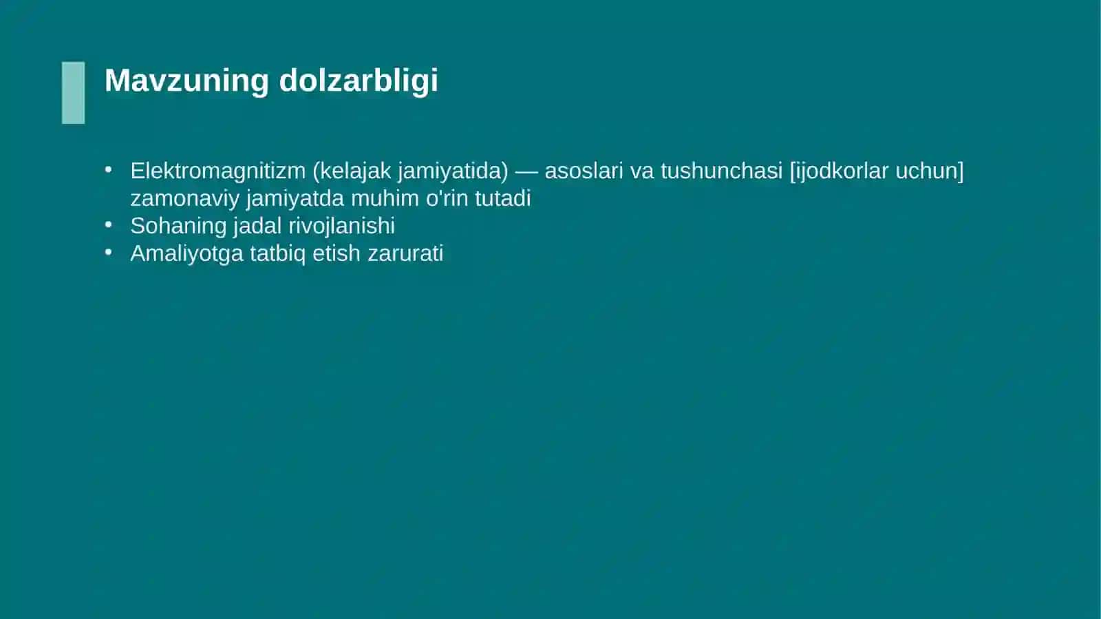 Elektromagnitizm (kelajak jamiyatida) — asoslari va tushunchasi [ijodkorlar uchun] 4
