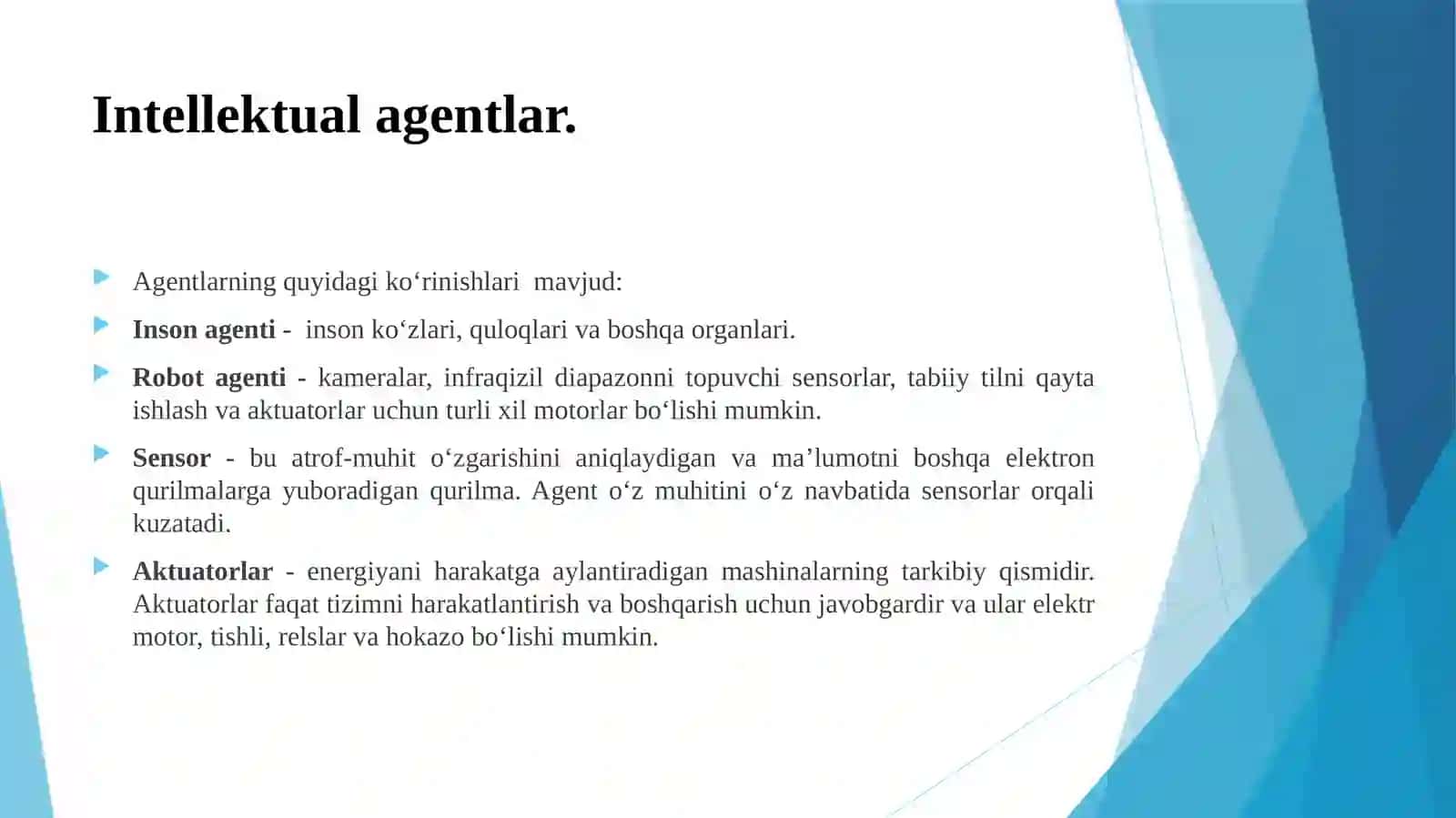 Intellektual agentlar 4