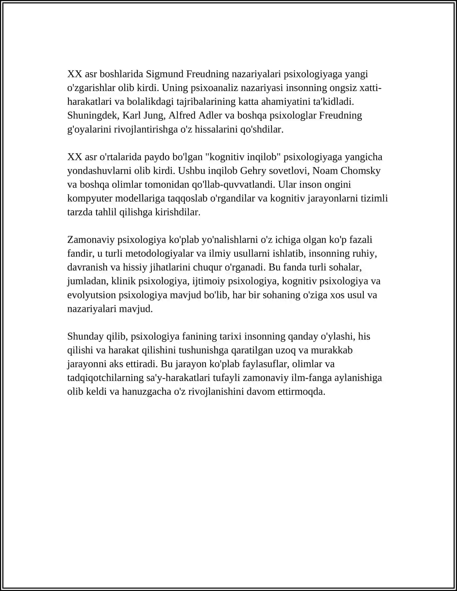 PSIXOLOGIYA VA UNING TURLARI 4