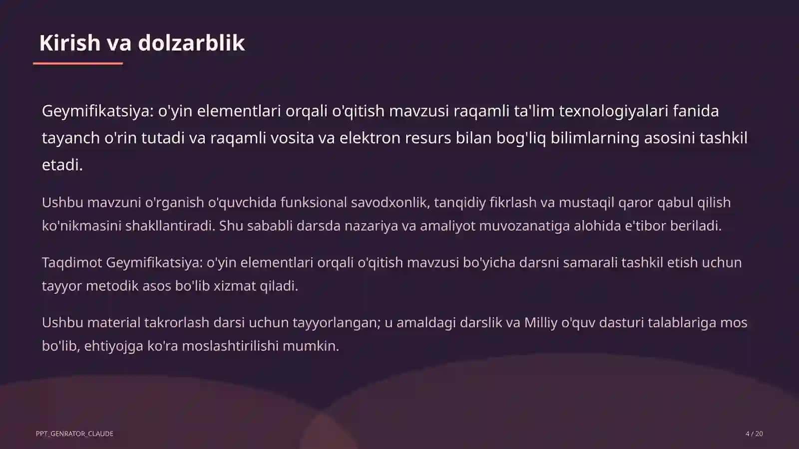 Geymifikatsiya: o'yin elementlari orqali o'qitish 4