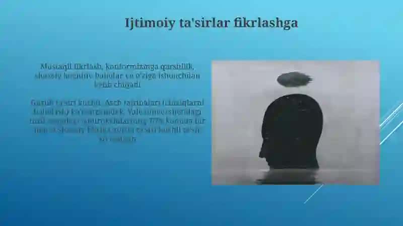 Mustaqil fikrlash ijtimoiy psixalogik xodisa 4