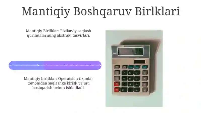 Til birliklari va mantiq birliklari 4
