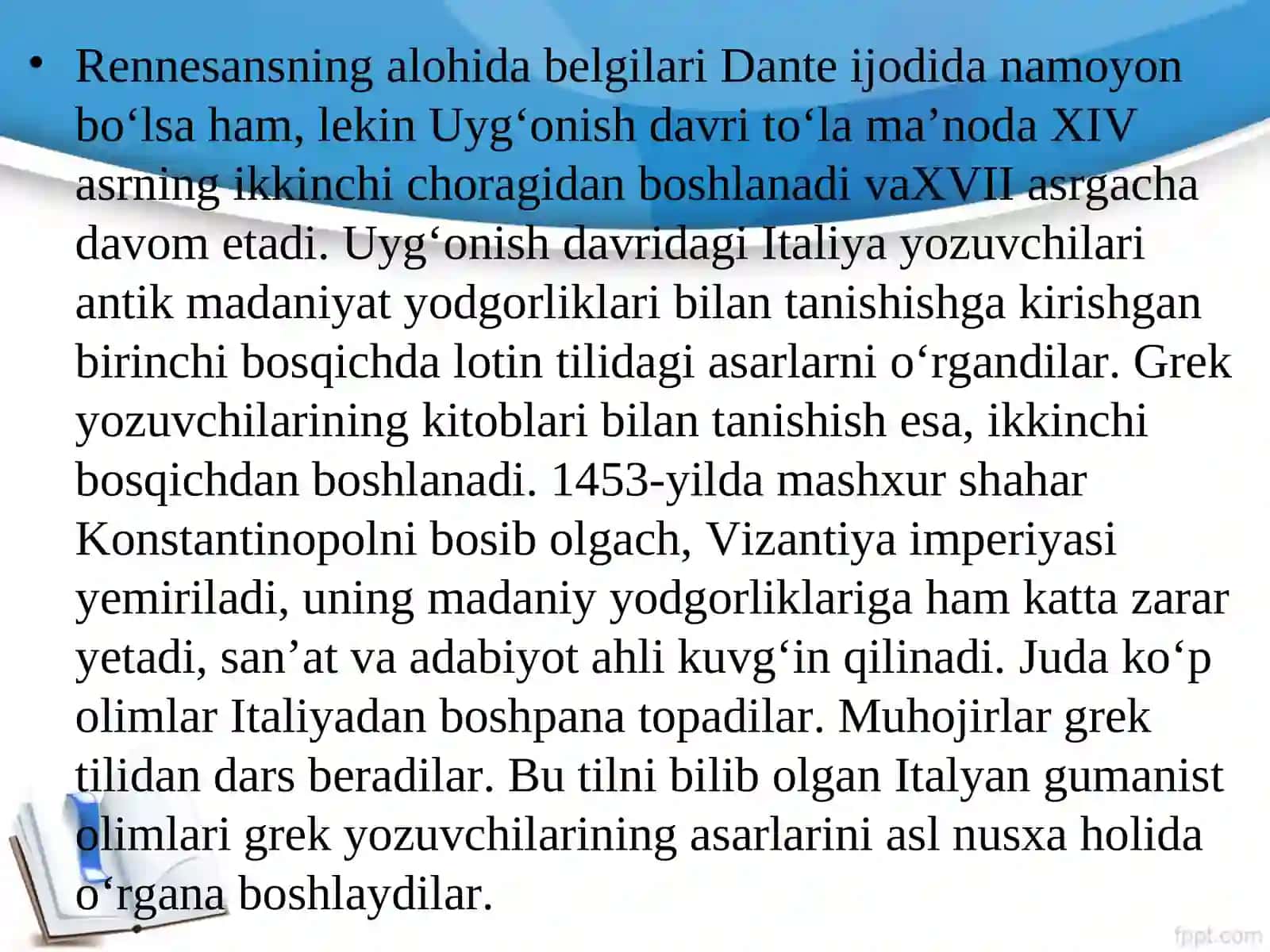 ISPANIYADA UYG‘ONISH DAVRI ADABIYOTI 4