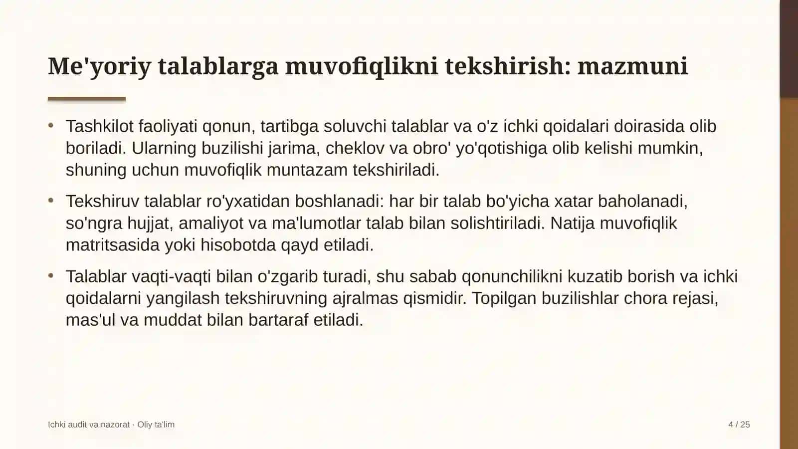 farmatsevtika sanoatida me'yoriy talablarga muvofiqlikni tekshirish 6574 4