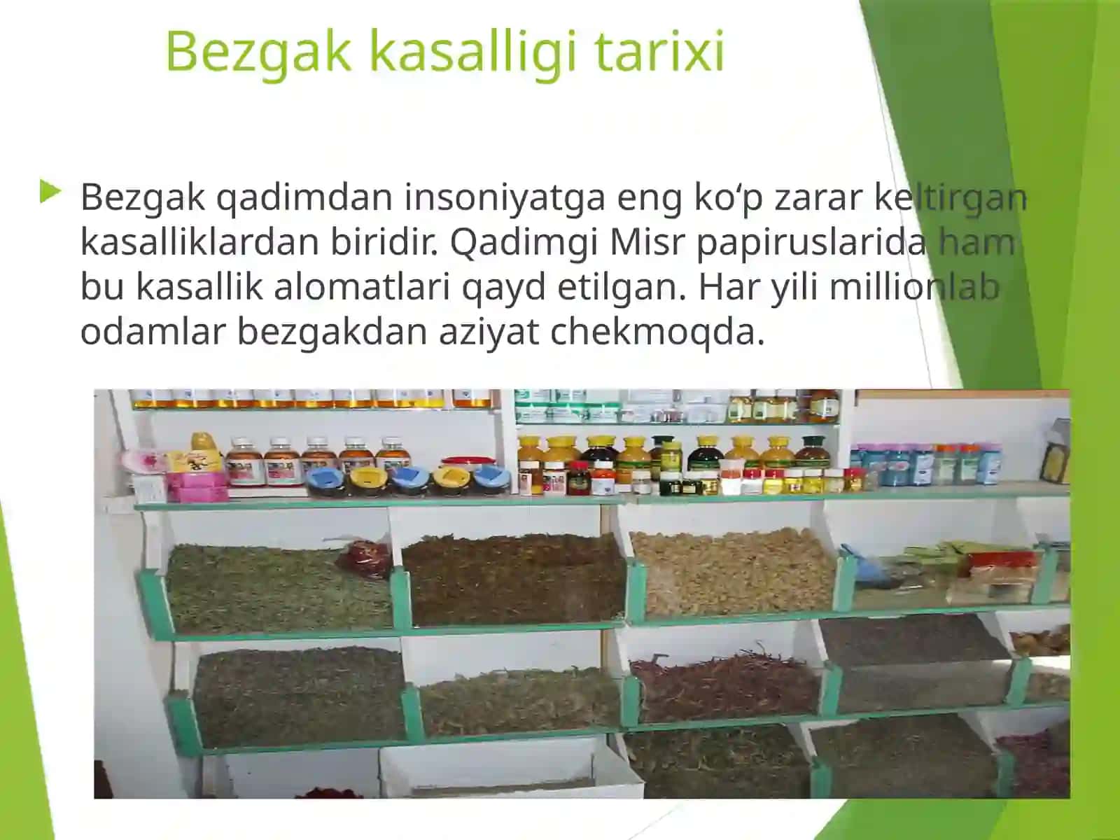 O'simliklar qadimgi va zamonaviy dori vositalari 4