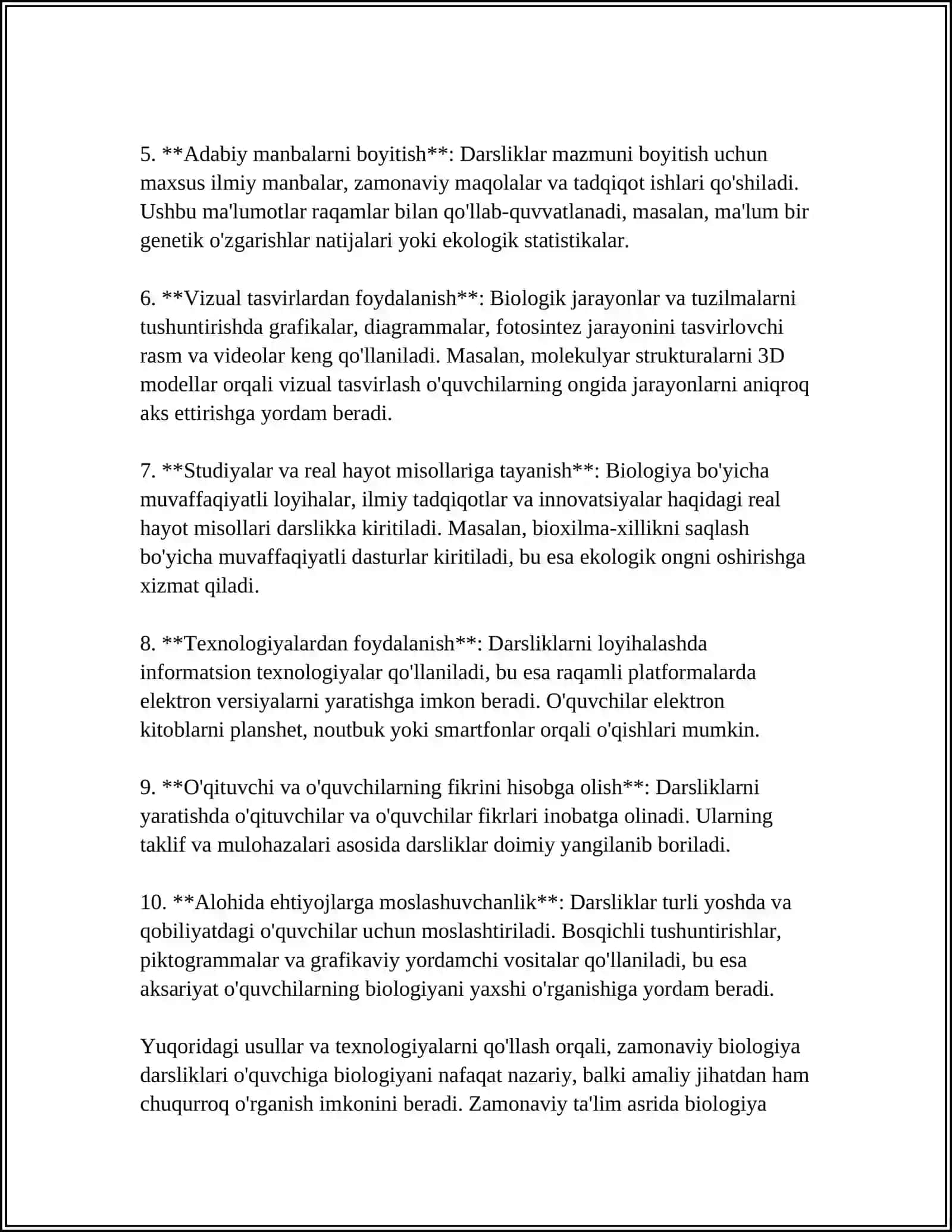 OZ KOMPLEKTLANGAN MAKTABLARDA TABIIY FANLAR DARSLIKLARINI LOYIHALASH USULLARI ÒRGANISH 4
